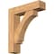 Ekena Millwork Imperial Block Smooth Bracket w/ Offset Brace, Western Red Cedar, 7 1/2"W x 30"D x 34"H BKT0806X30X34IMP05SWR - alternate 1